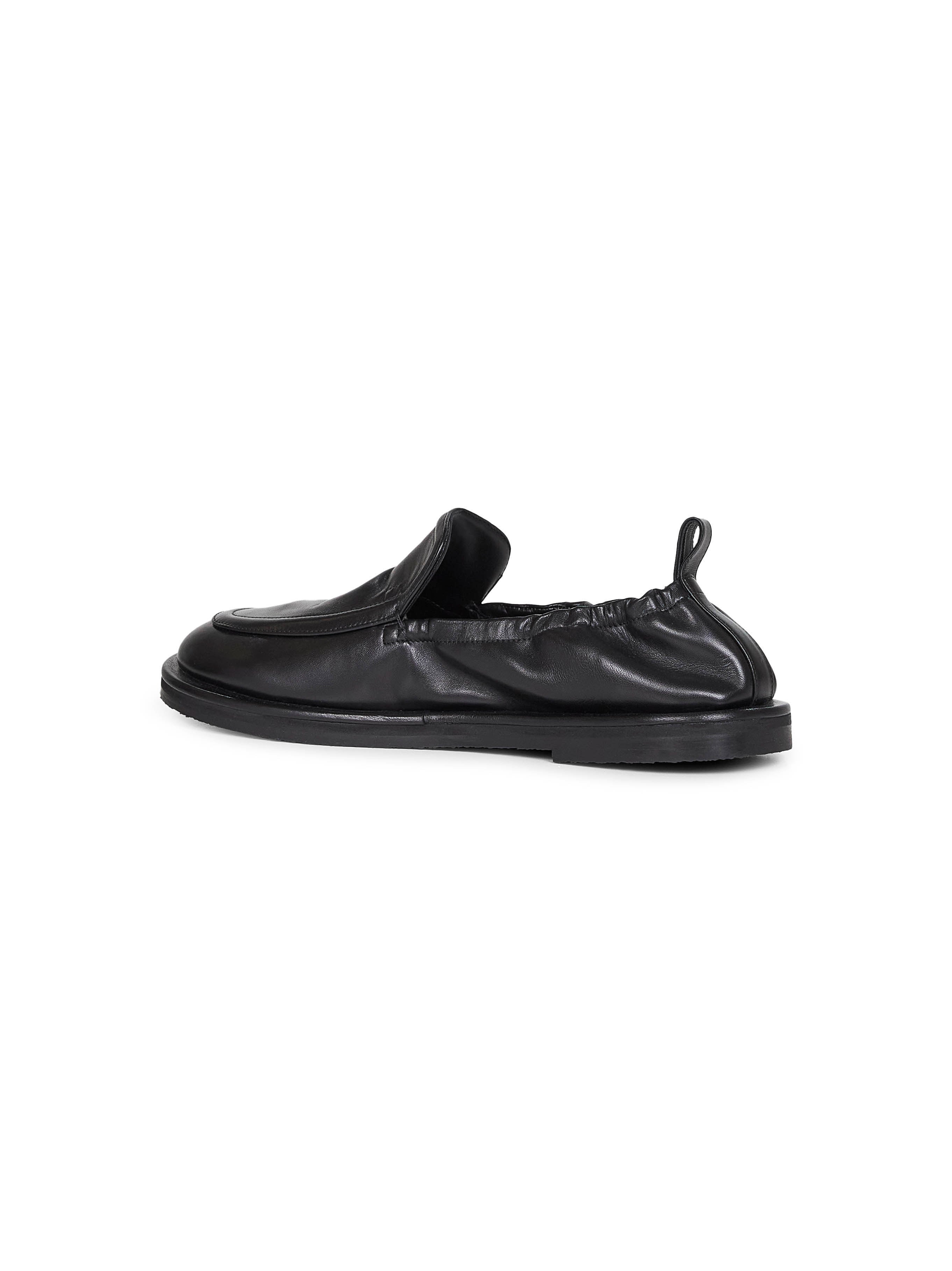 Black nappa leather Donovan loafers - 3