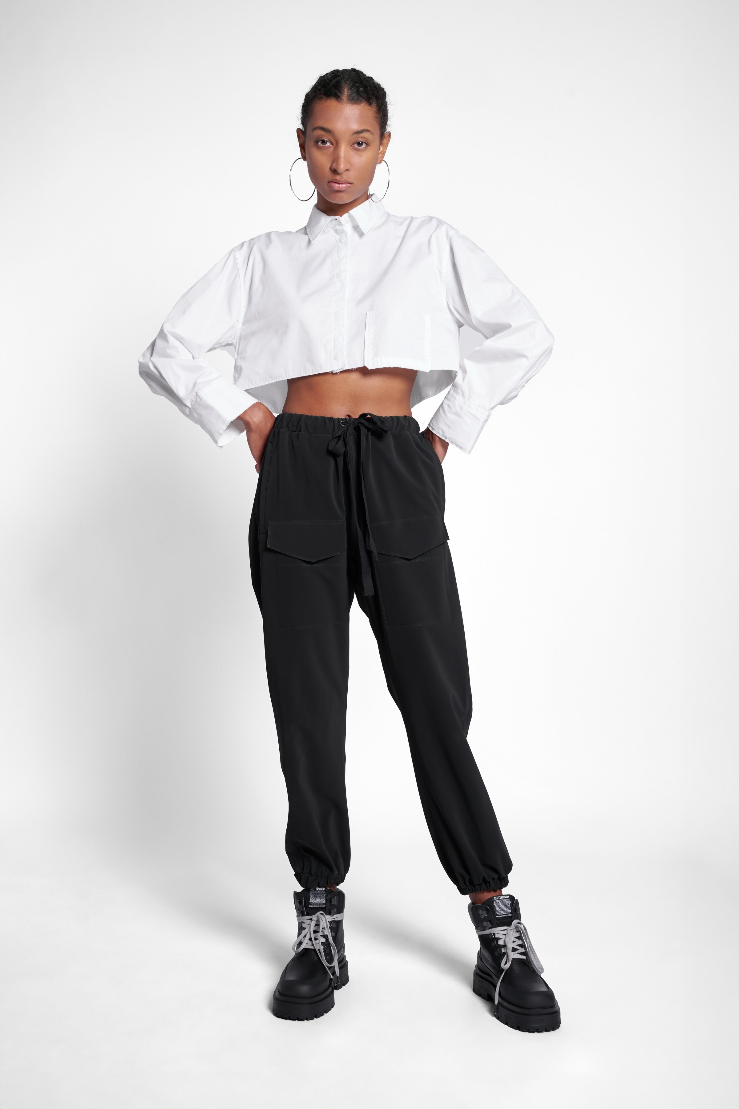 Dala Matte Trousers Black - 2