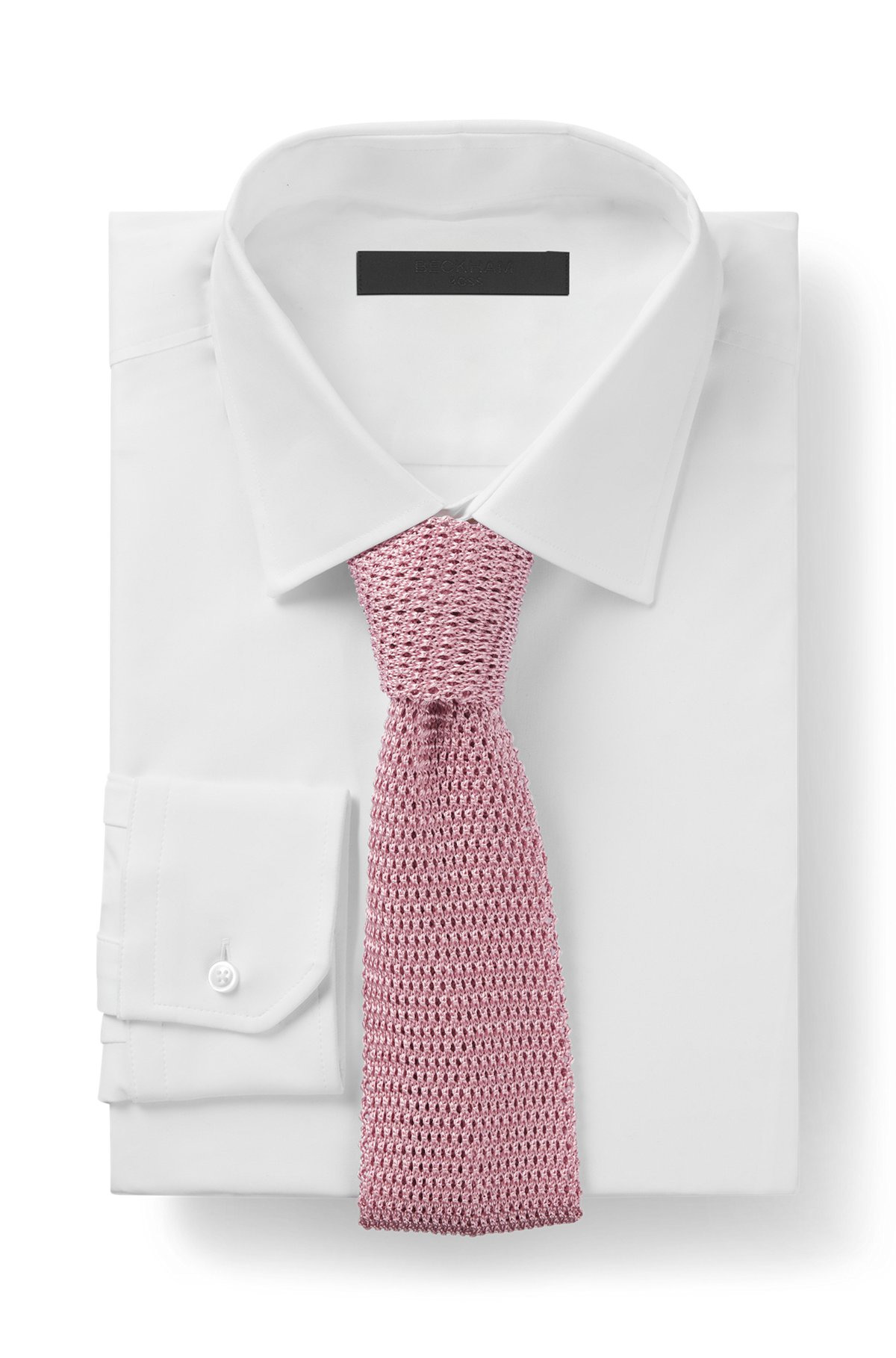 BECKHAM X BOSS KNIT TIE IN SILK - 3