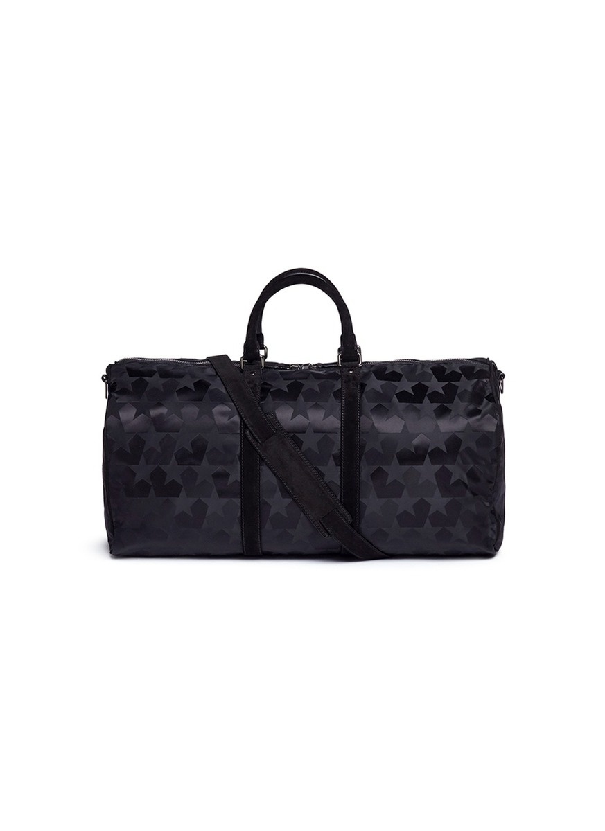 STAR JACQUARD DUFFLE BAG - 1