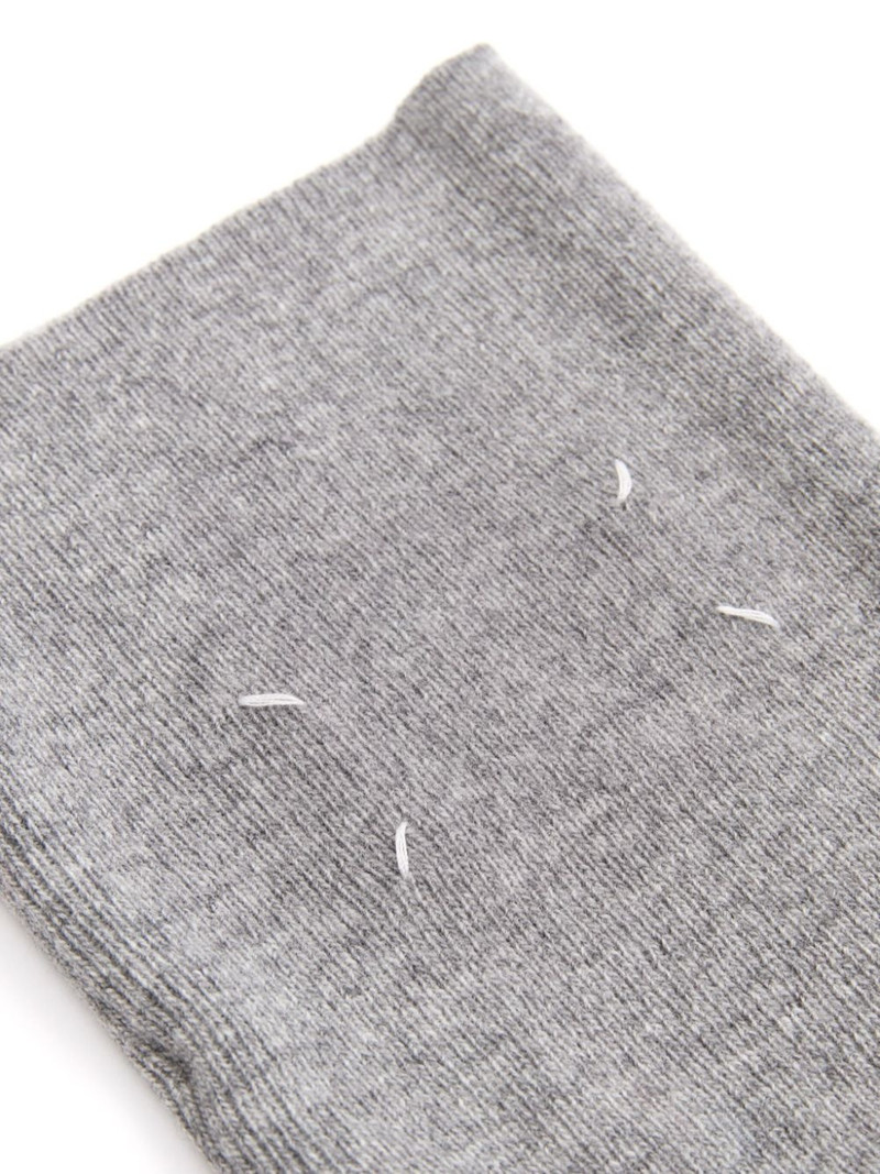 Maison Margiela four-stitch wool scarf outlook