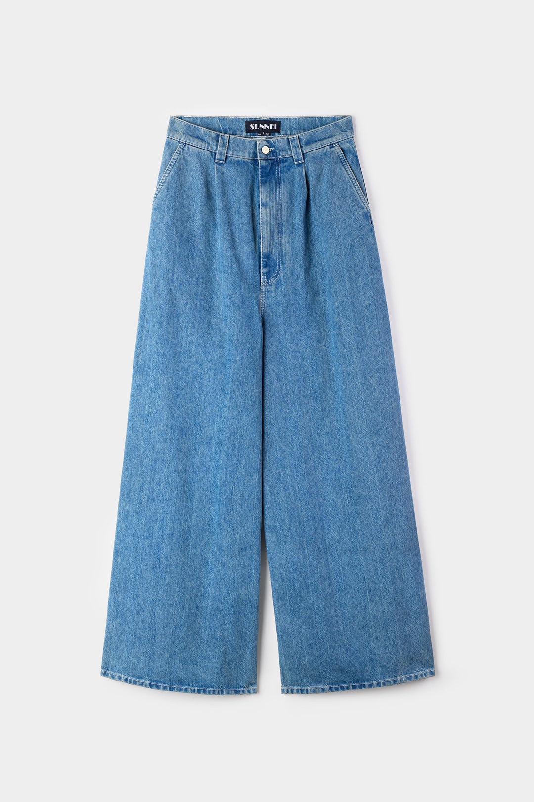 EXTRA OVER PANTS / light washed denim - 2