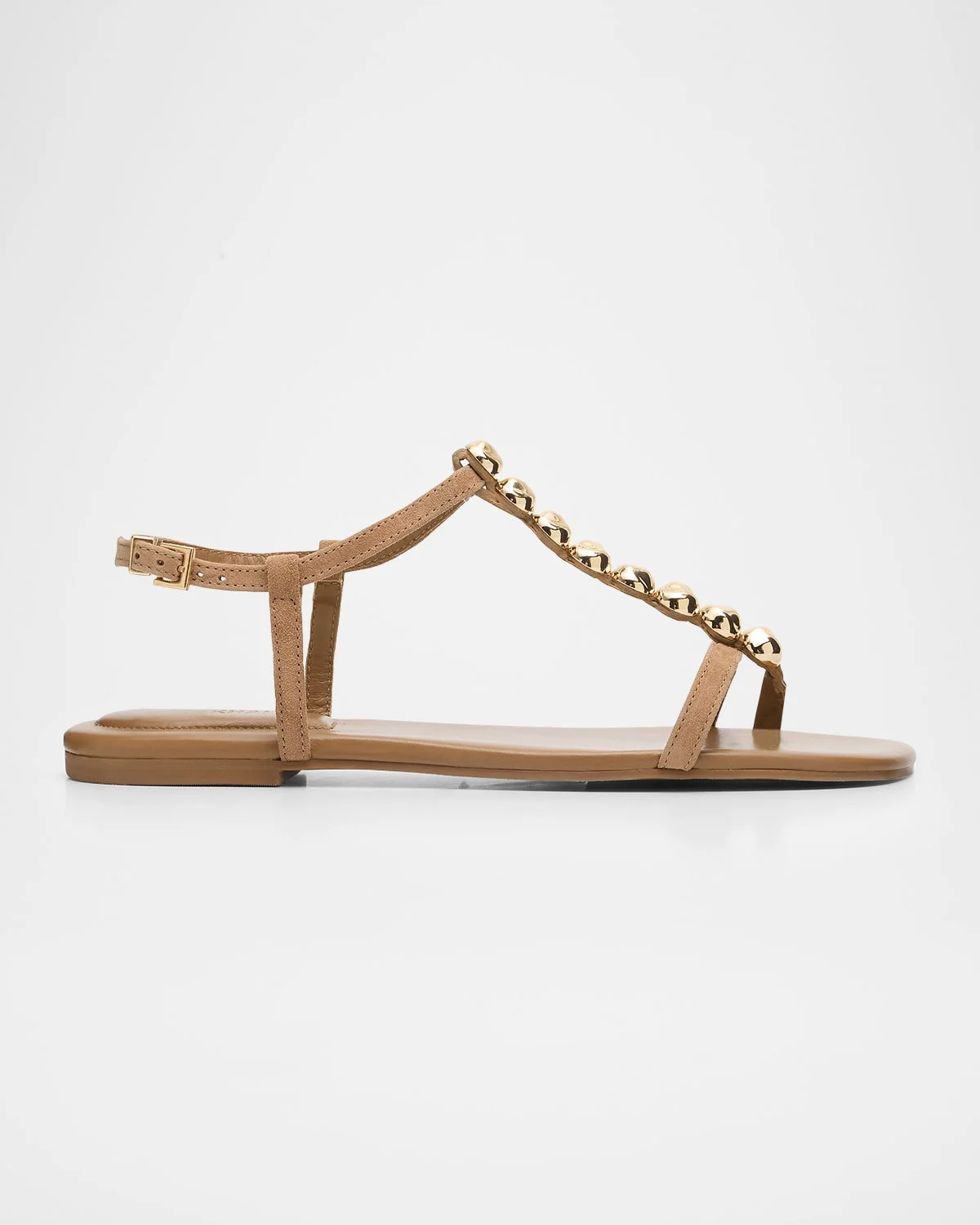 Amaya Suede Thong Sandals - 1