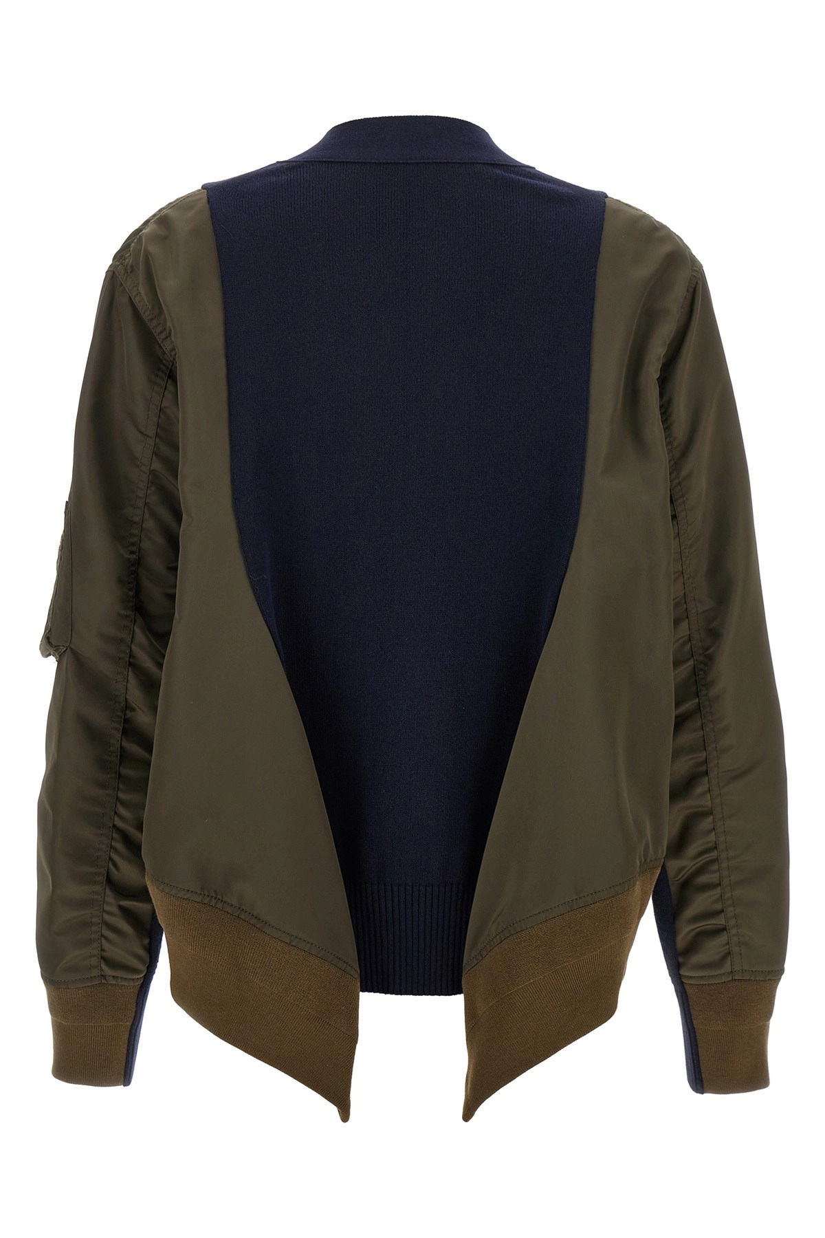 Nylon insert cardigan - 2