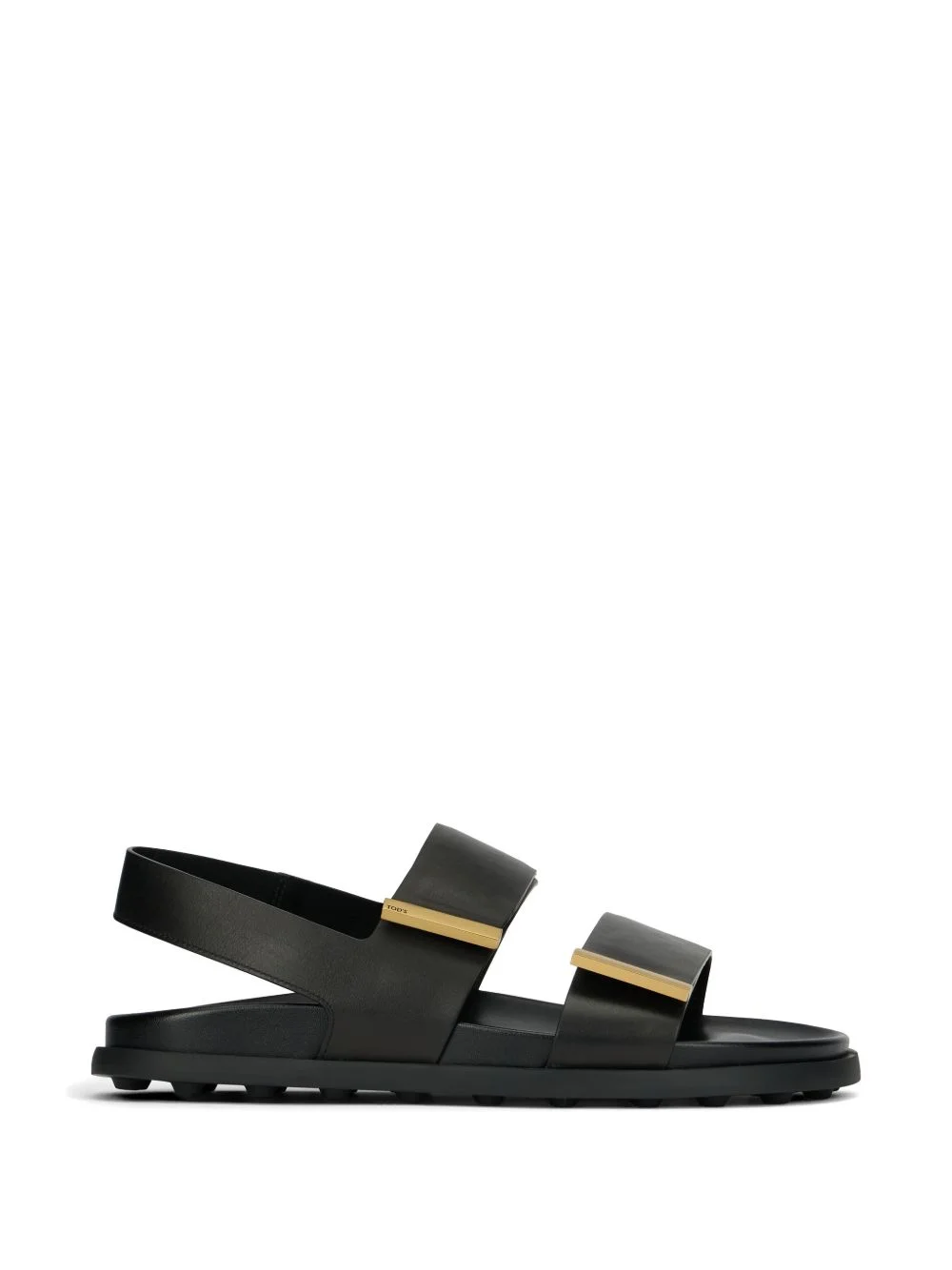 metallic leather sandals - 1