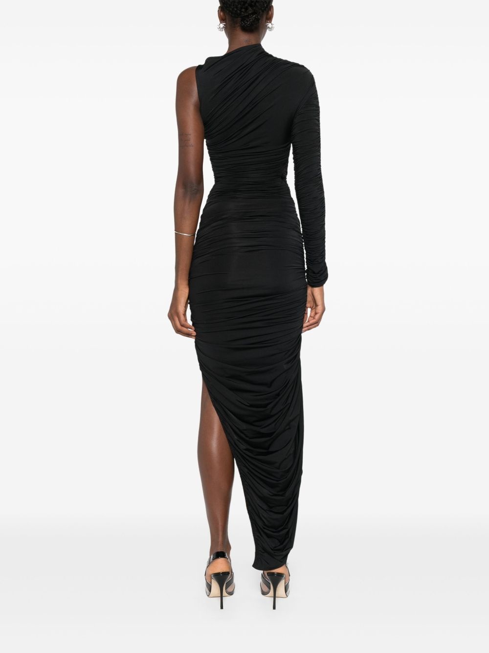 ruched asymmetrical dress - 4