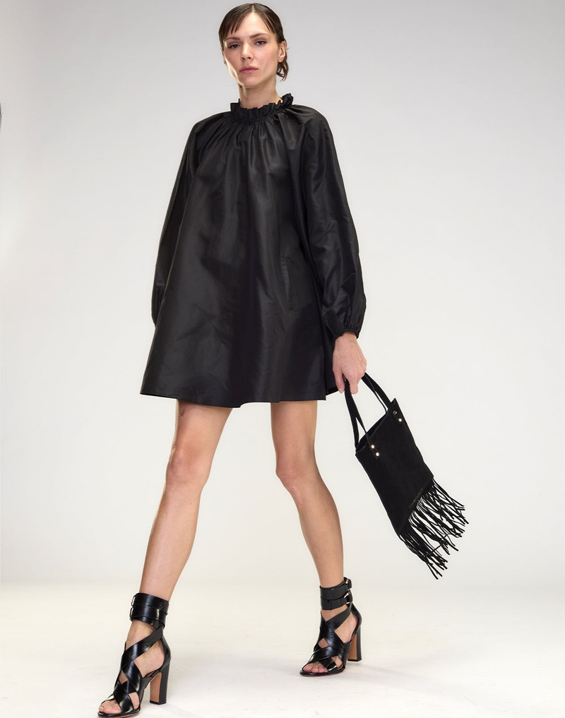 CYNTHIA ROWLEY Second Nature Silk Taffeta Dress outlook
