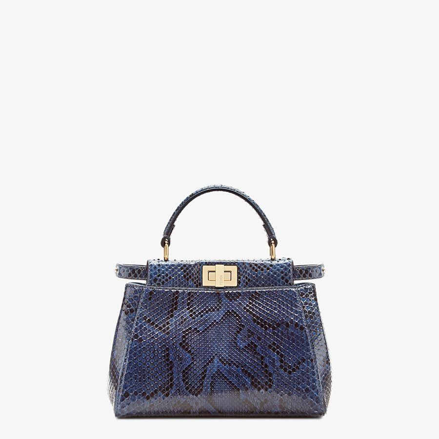 Blue python bag - 1