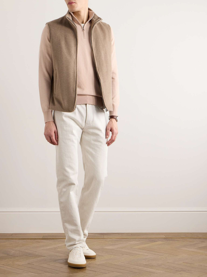 Loro Piana Roadster Cashmere Half-Zip Sweater outlook