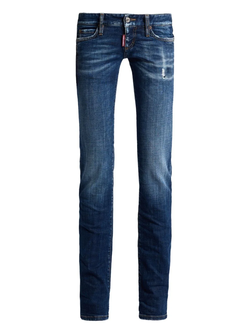 Venus rear logo patch jeans - 1