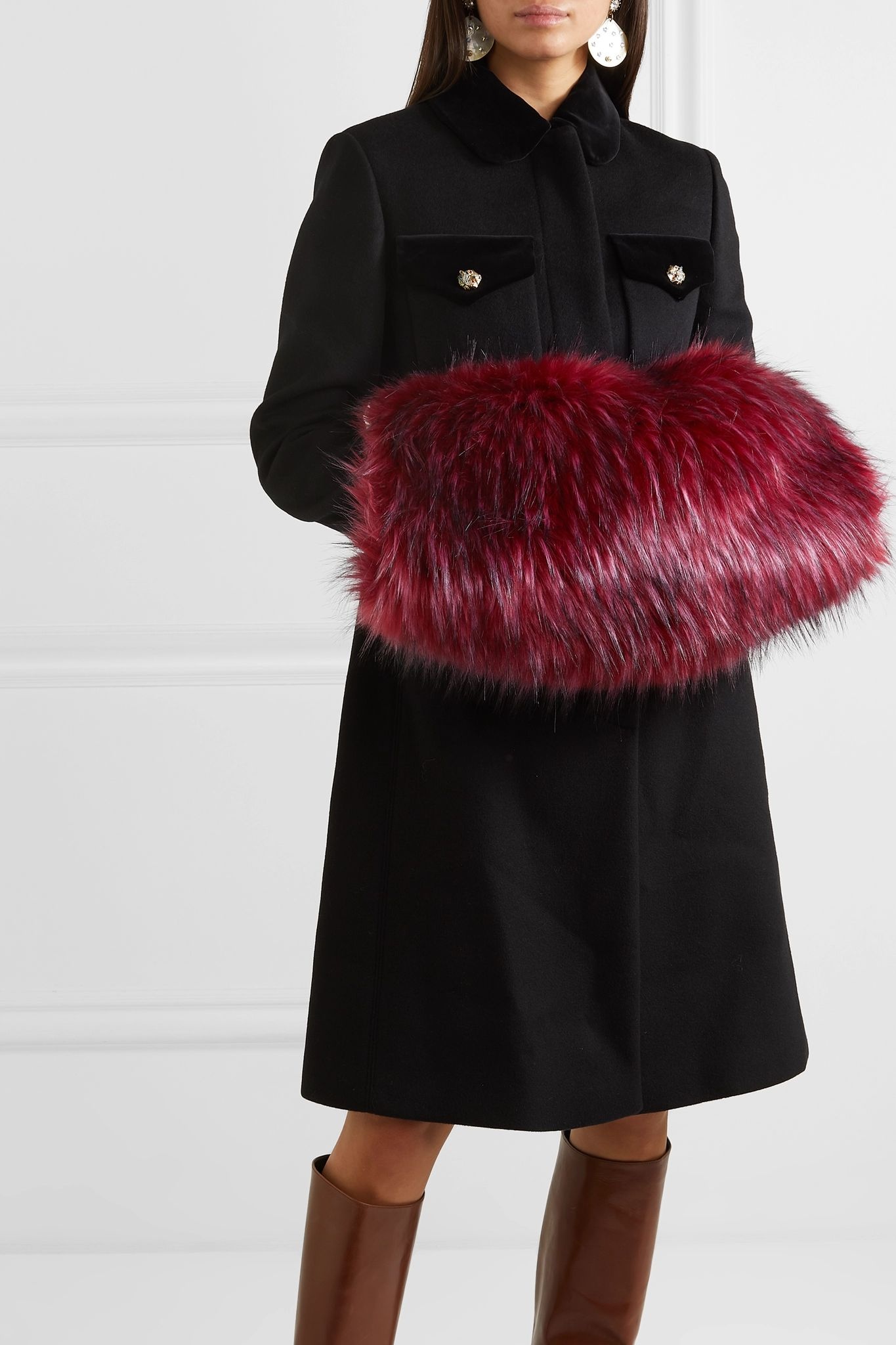 Faux fur hand muff - 2