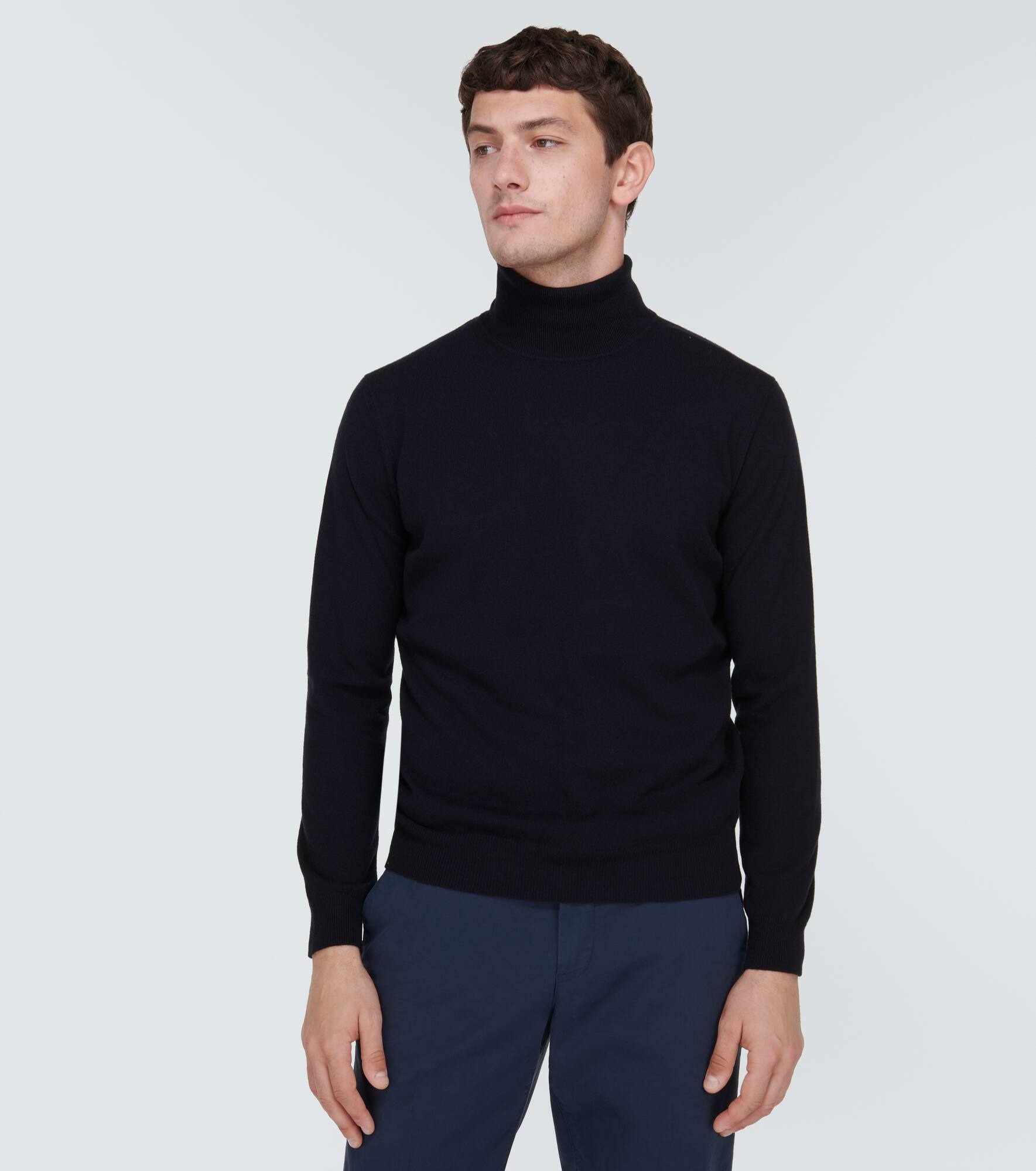 Cashmere turtleneck sweater - 3
