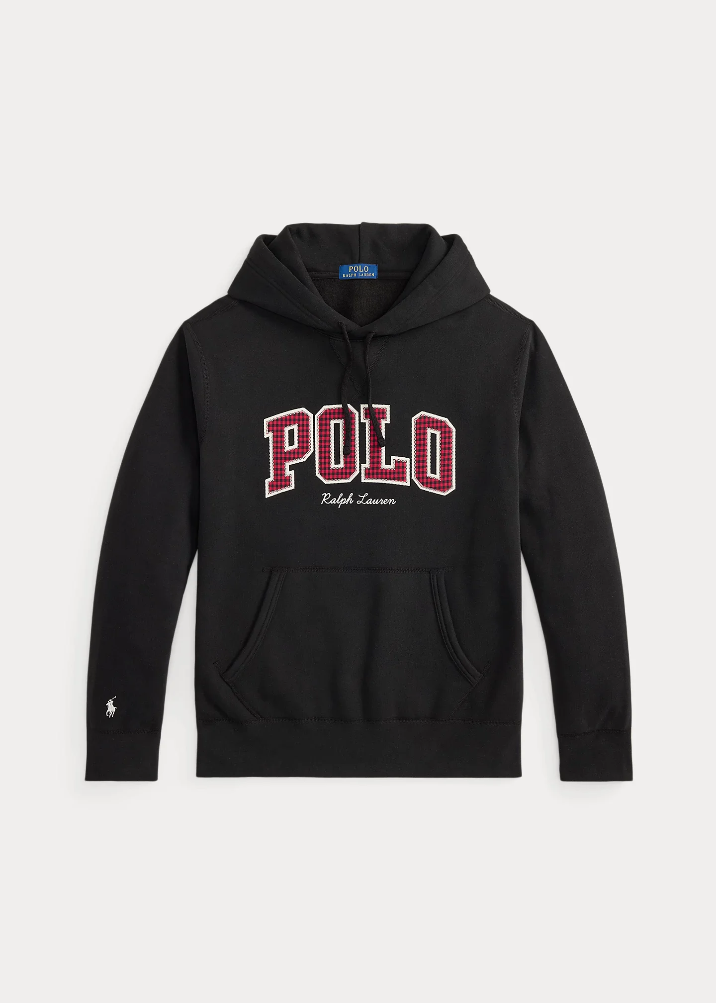 The RL Fleece Plaid-Logo Hoodie - 1