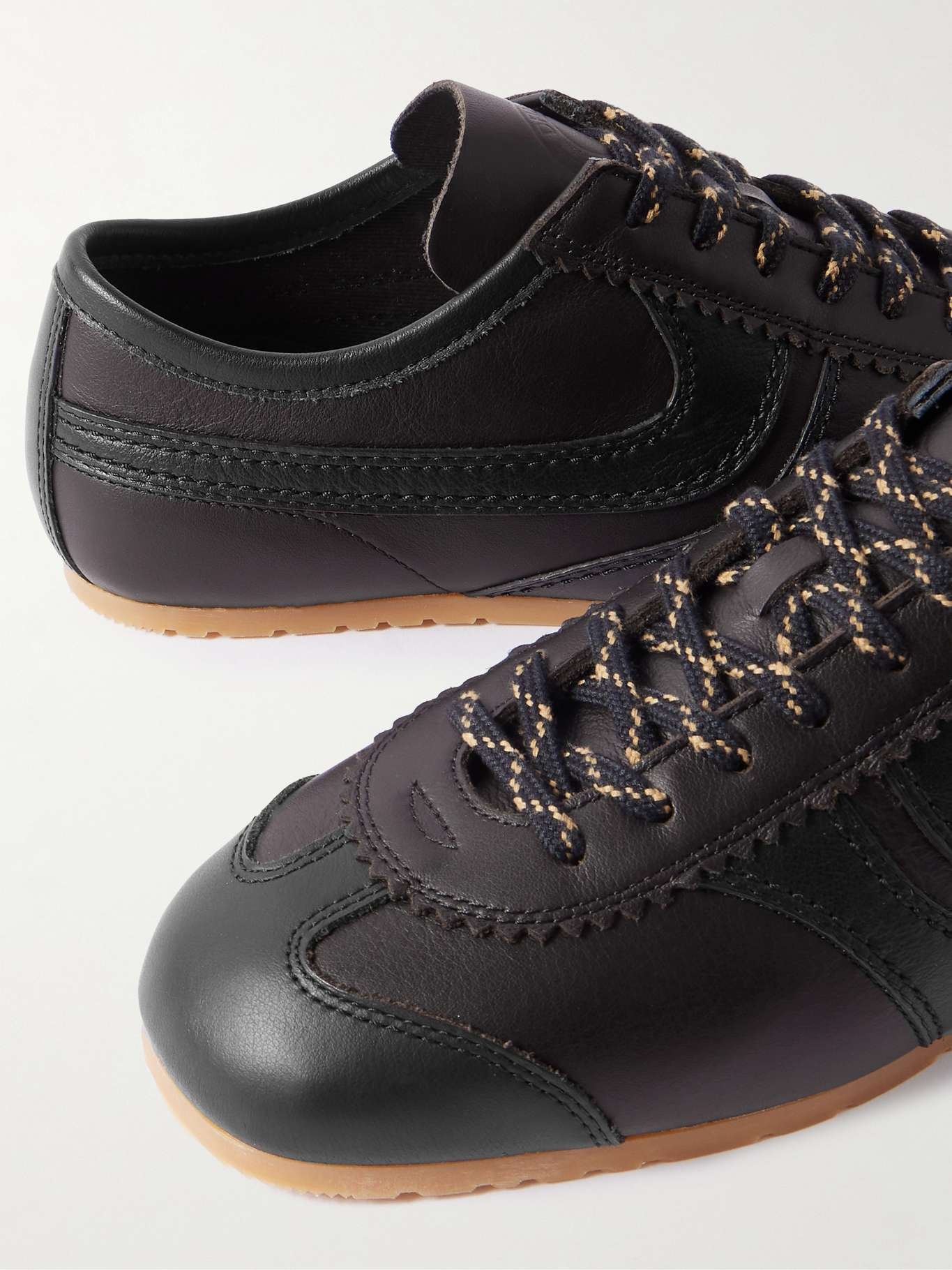 Leather sneakers - 4