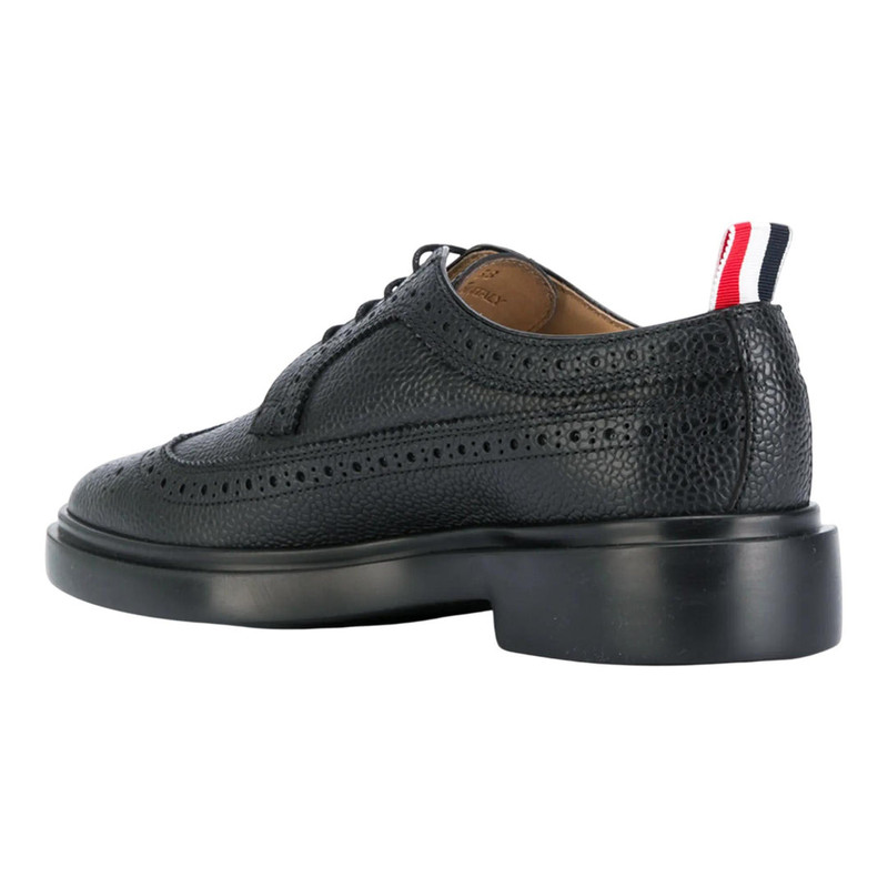 Thom Browne Pebble Grain Lightweight Rubber Sole Classic Longwing Brogues Women outlook