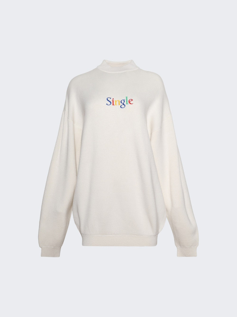 Single Sweatshirt White - 1