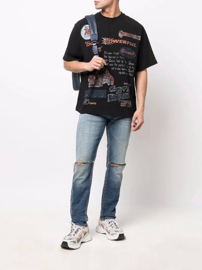 Diesel graphic-print cotton T-Shirt outlook