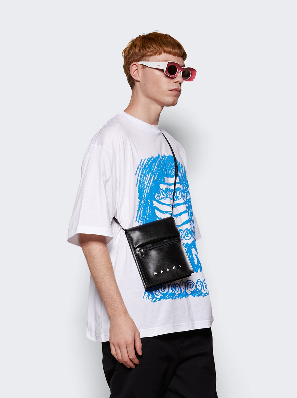 Pouch With Shoelace Strap Black - 2