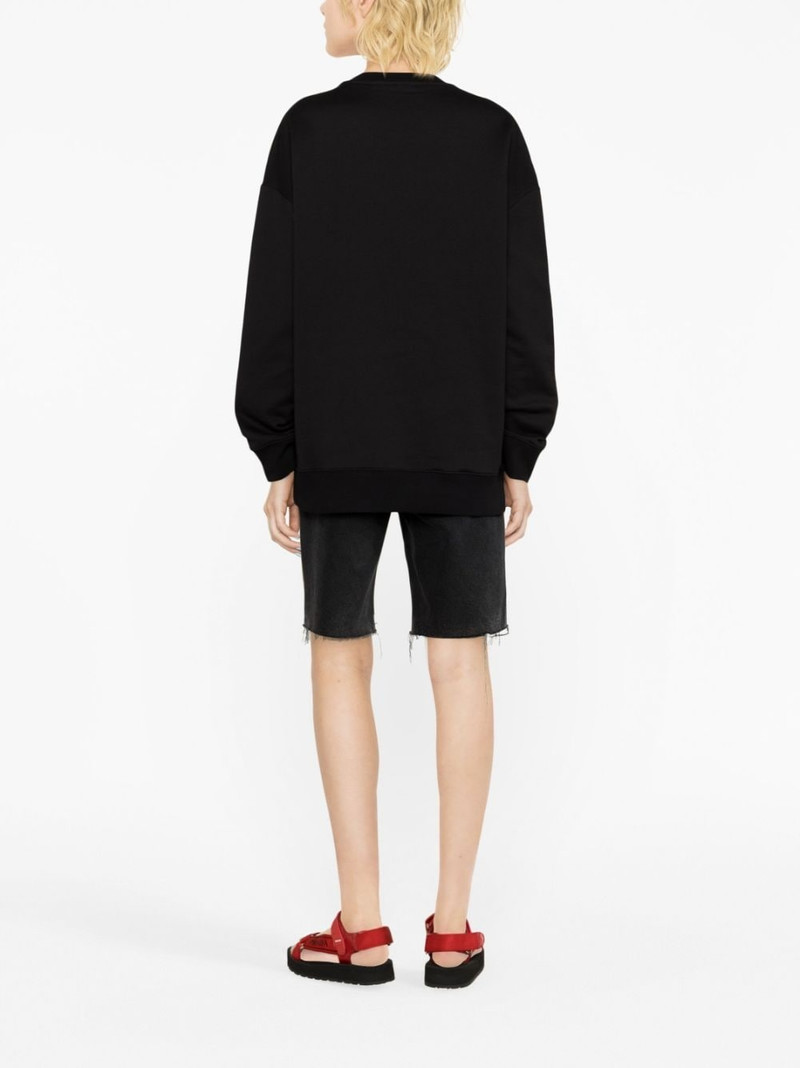 rhinestone-embellished logo sweatshirt 3