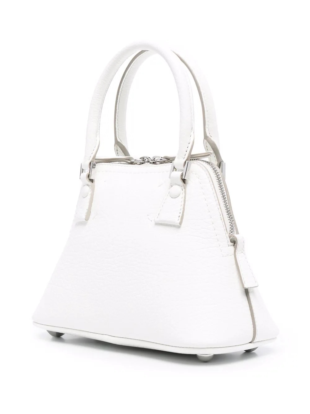 logo-patch leather tote bag - 3