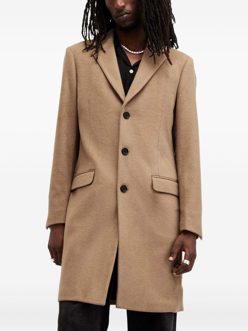 buttoned single-breasted coat 1