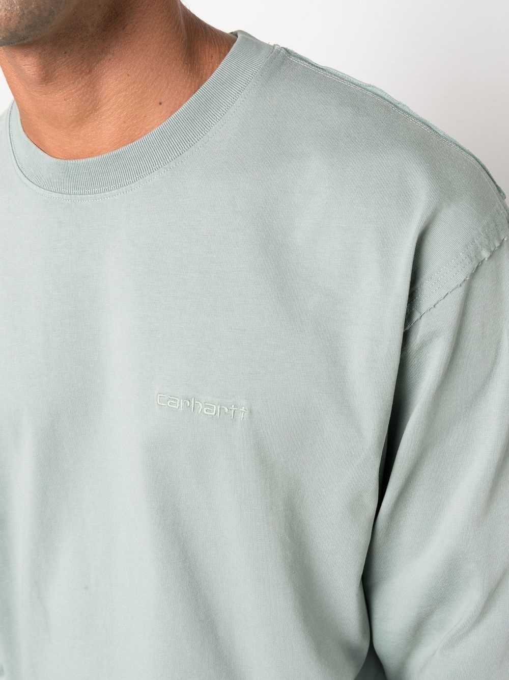 Marfa long-sleeve logo-embroidered T-shirt - 5