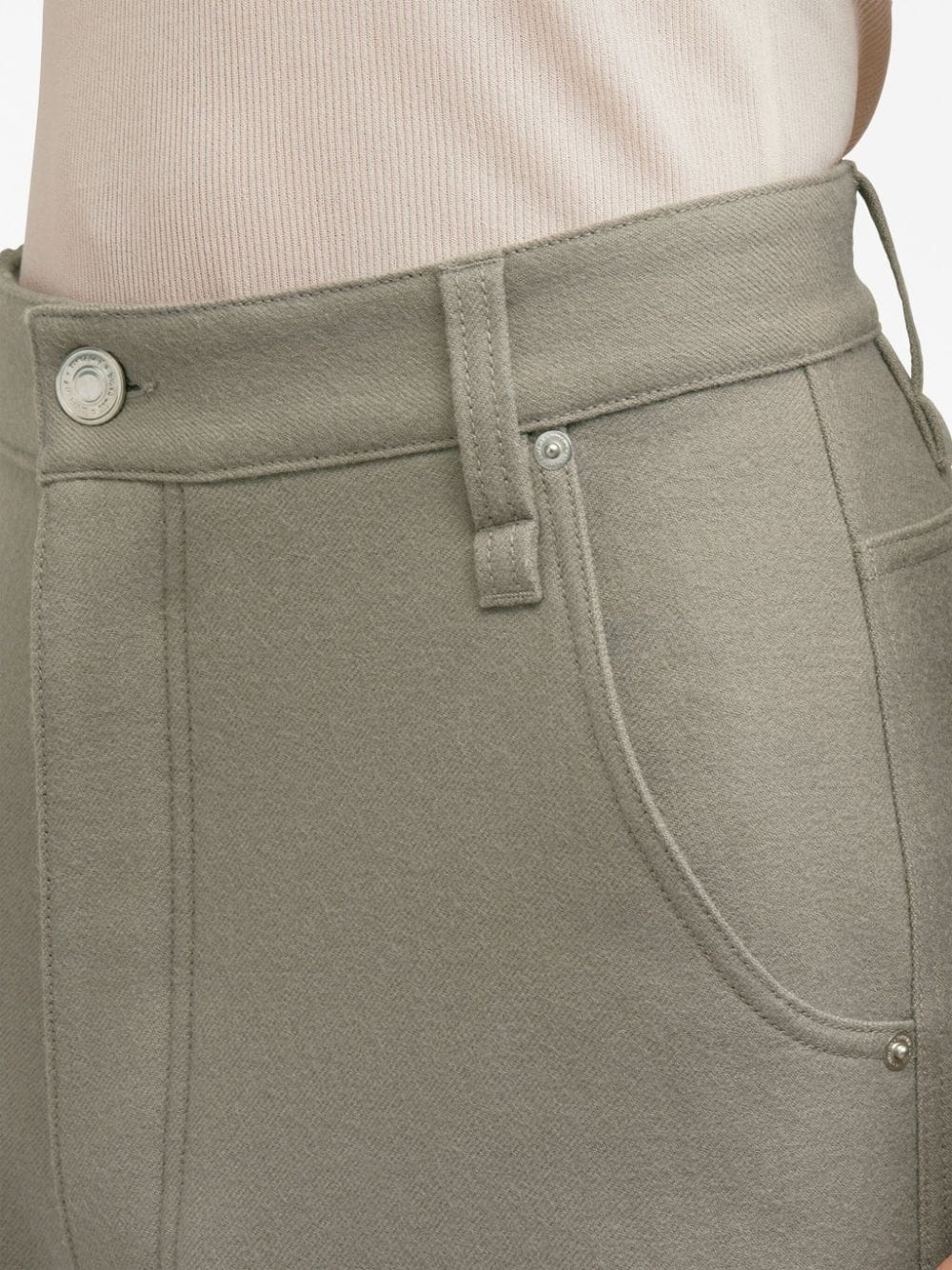 loose-fit wool trousers - 6