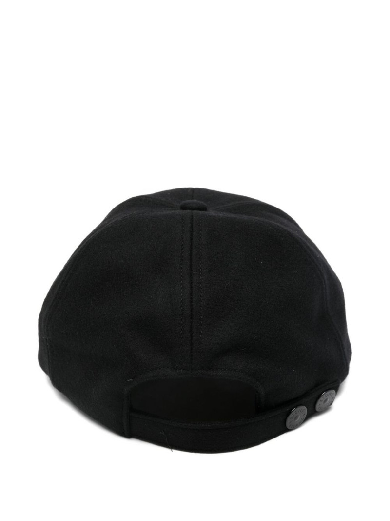 Stone Island logo-plaque baseball cap hat outlook