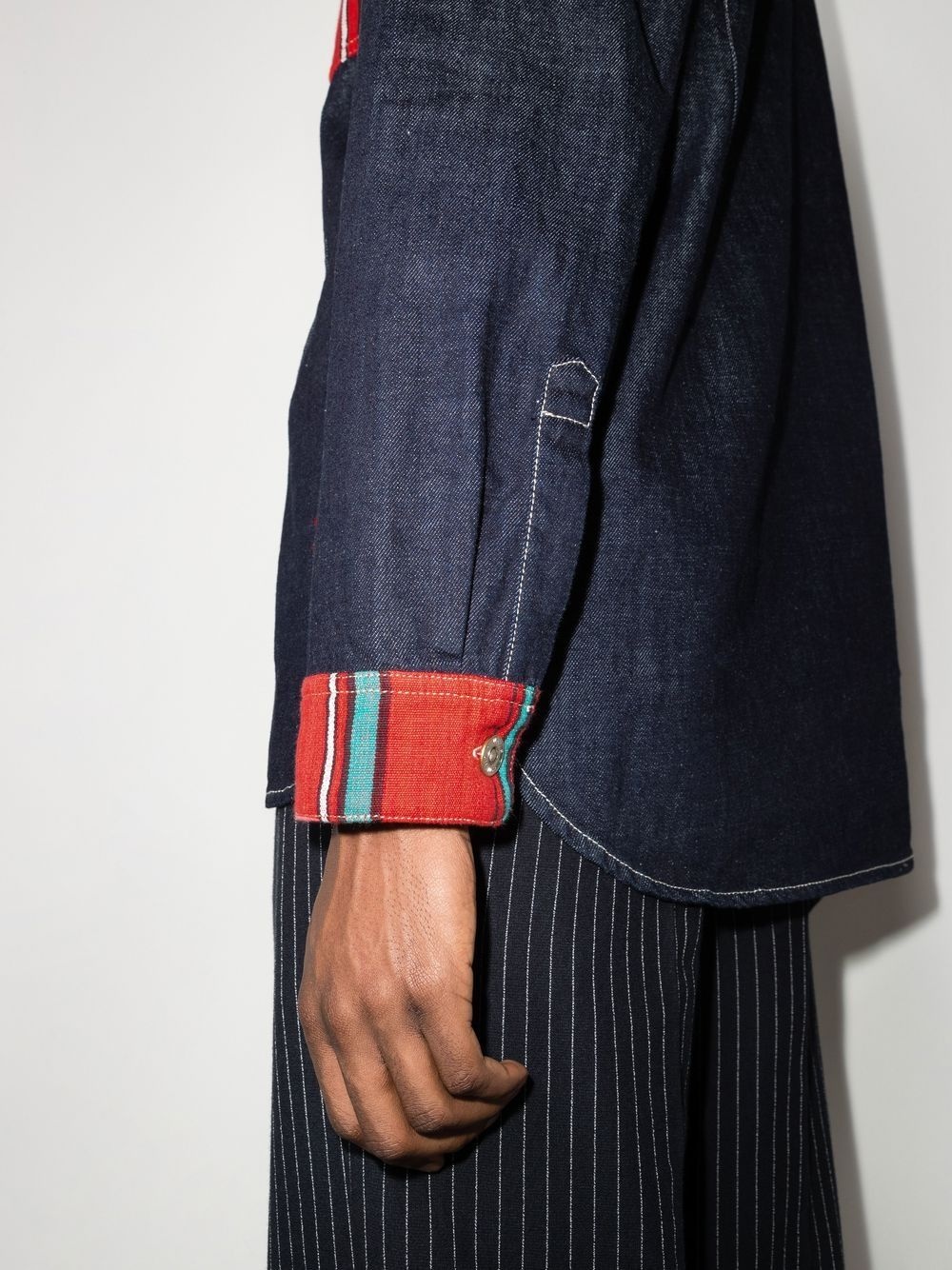 Cotonou patch pocket denim shirt - 4