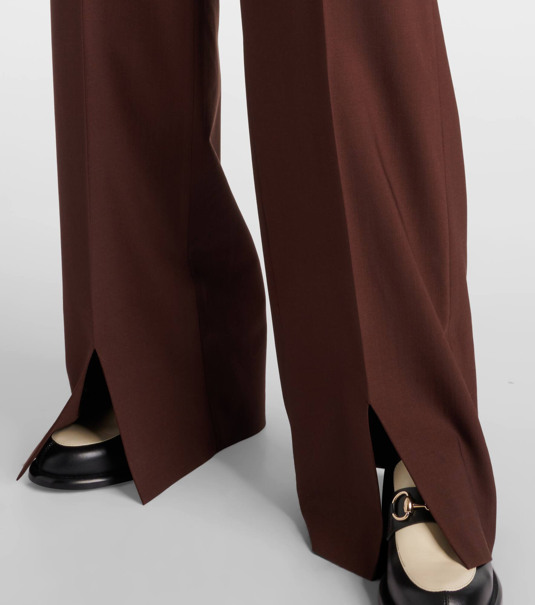 Horsebit wool-blend jumpsuit - 6
