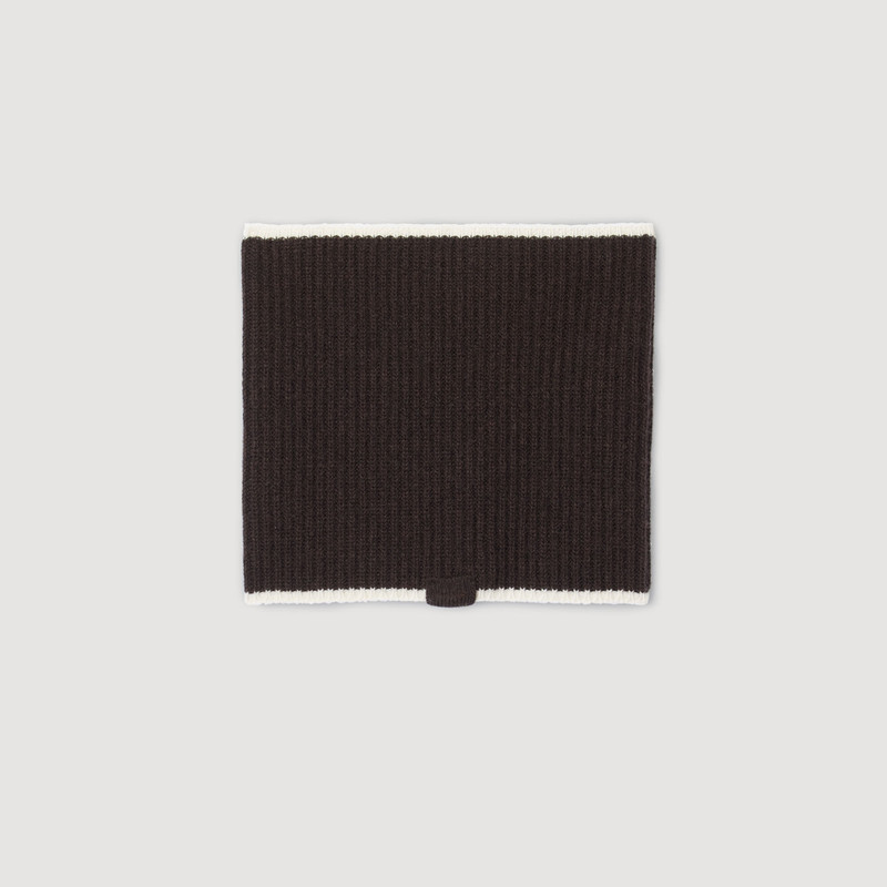RIBBED KNIT NECK WARMER 1