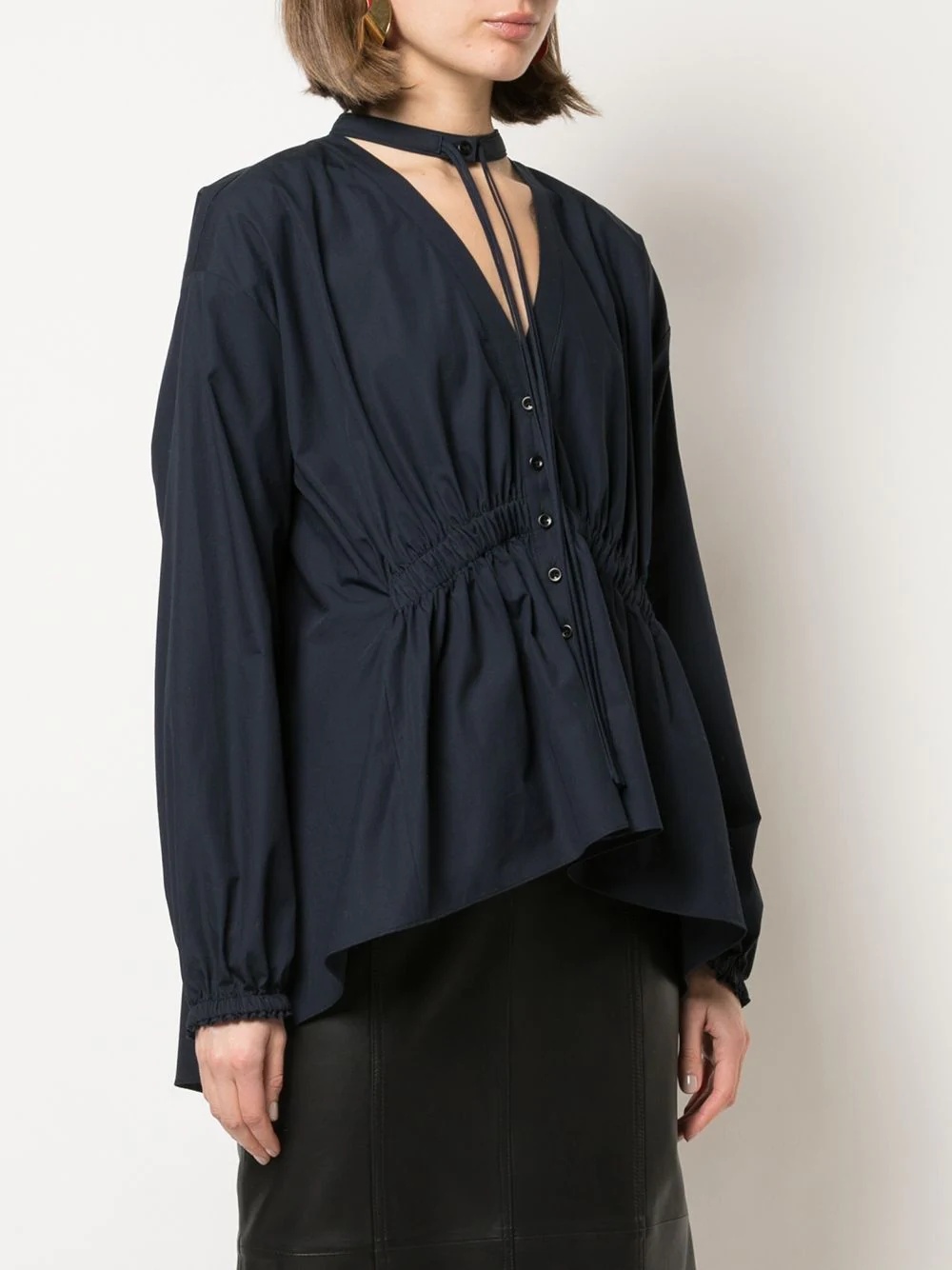 ruched detail blouse - 3