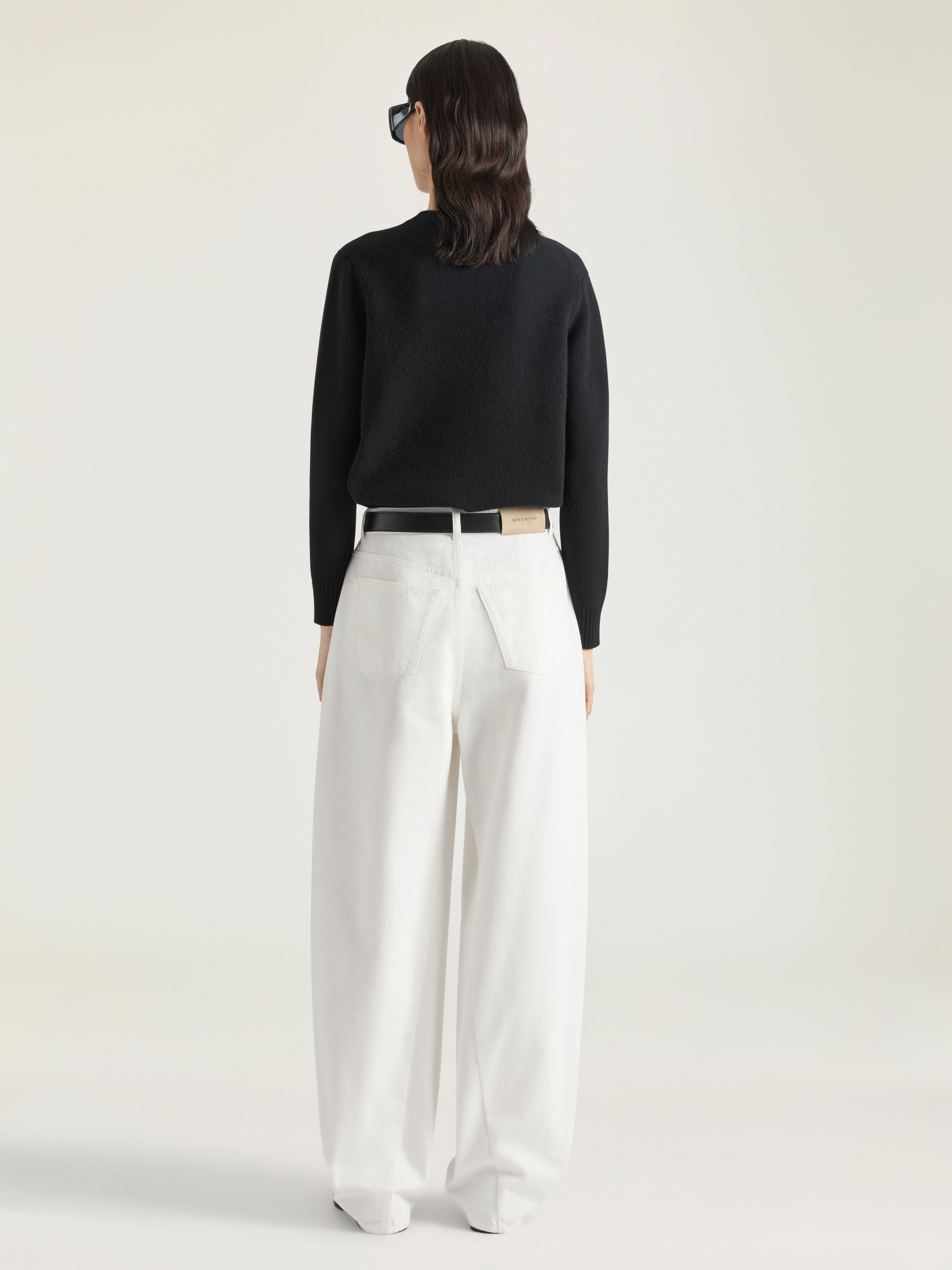 SWEATER IN WOOL CASHMERE WITH GIVENCHY SIGNATURE - 3