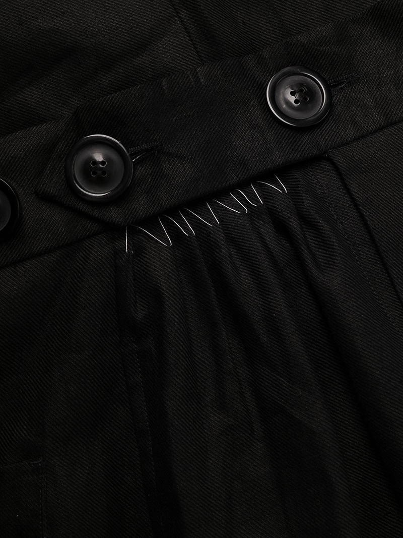 button-fastening waist t rousers 6
