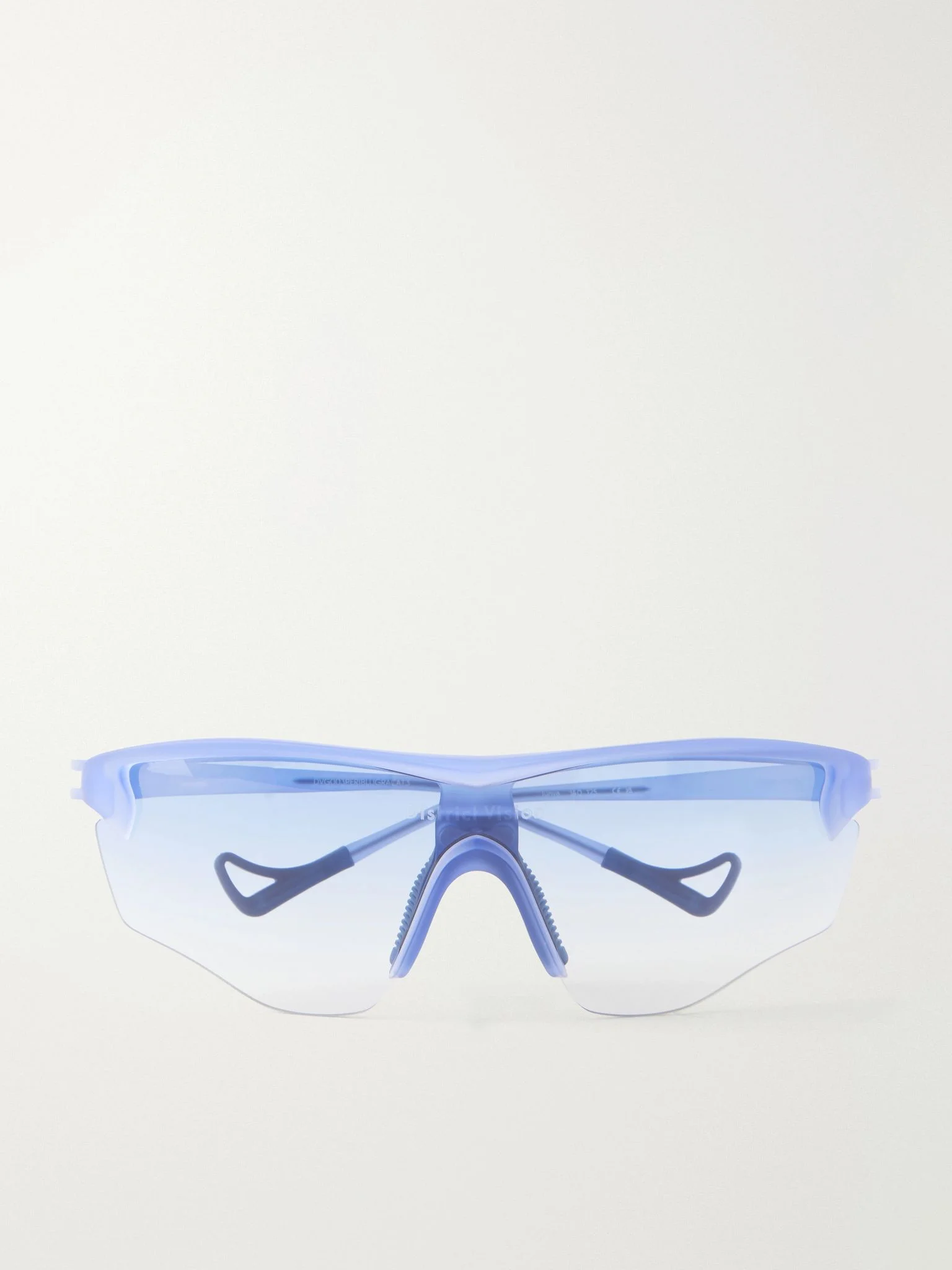 Junya Racer D-Frame Polycarbonate Sunglasses Blue - 1