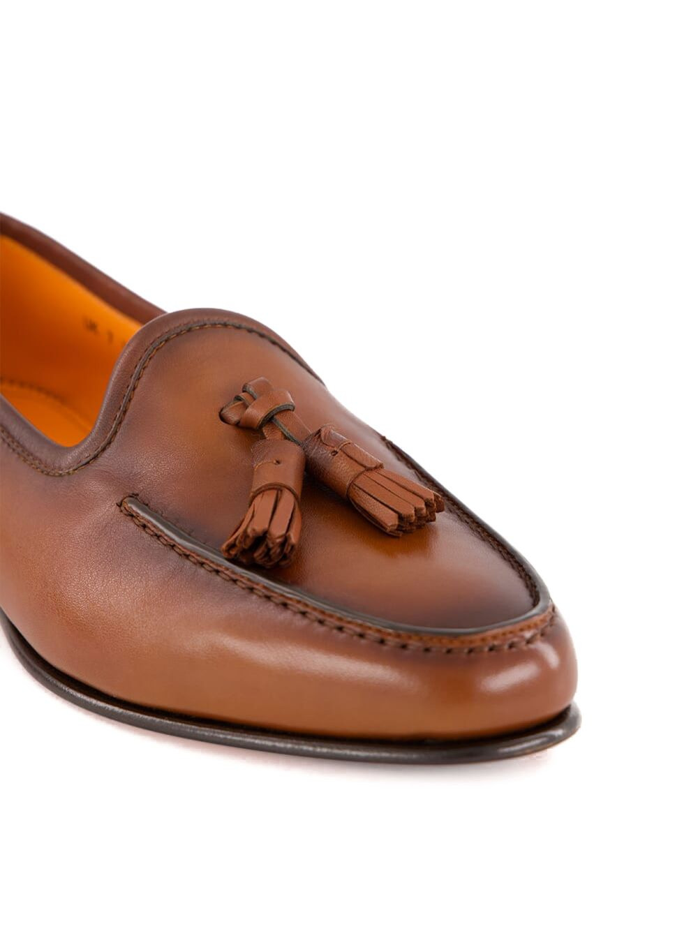 leather tassel loafers - 6