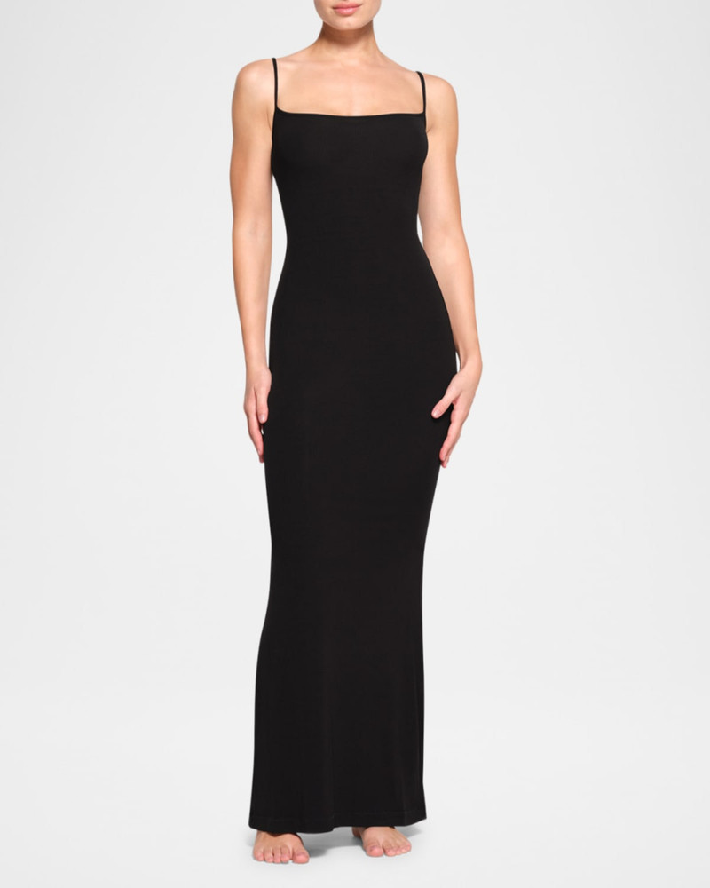 SKIMS Soft Lounge Ribbed Maxi Slip Dress outlook