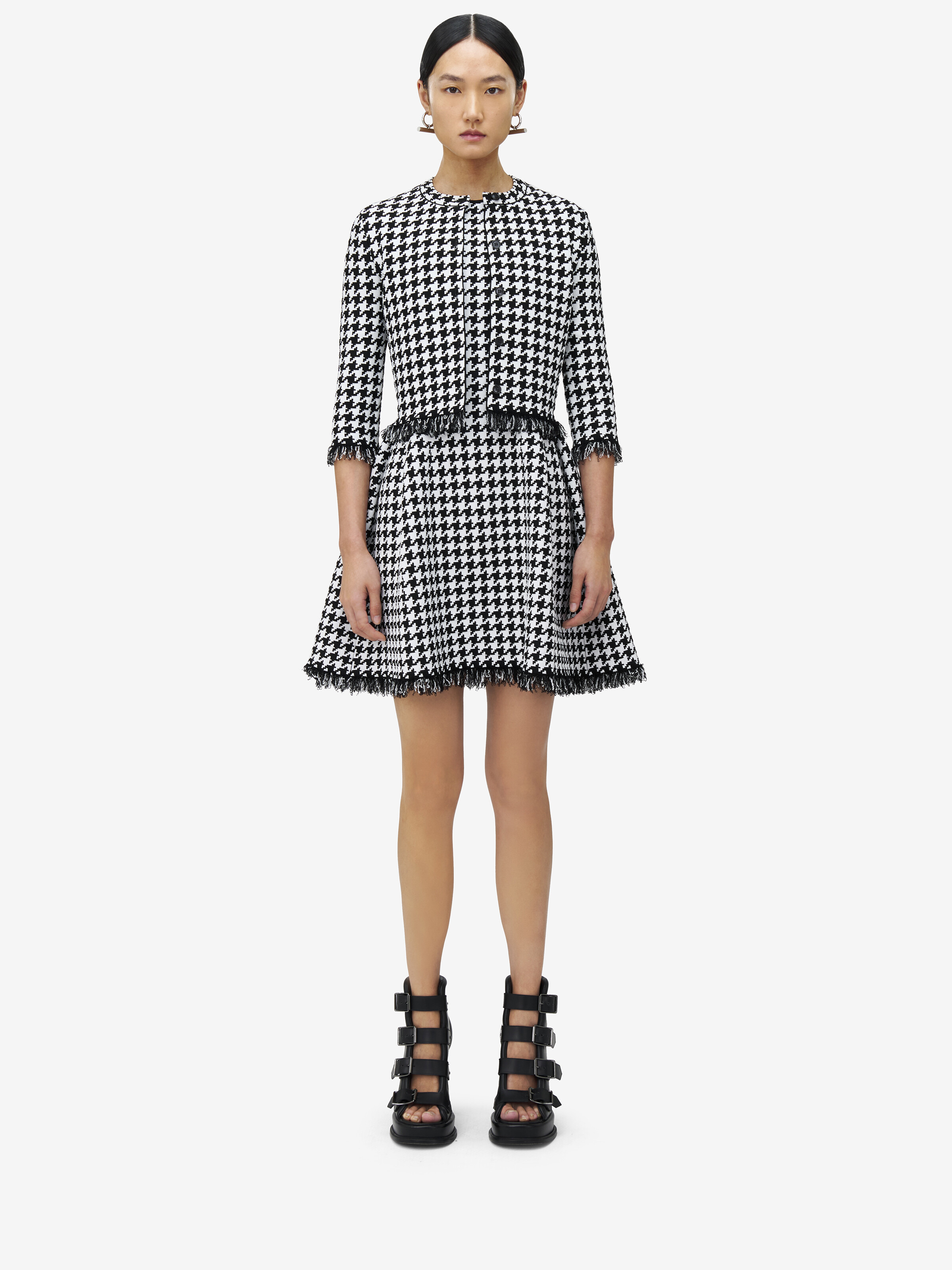 Houndstooth Cardigan - 3