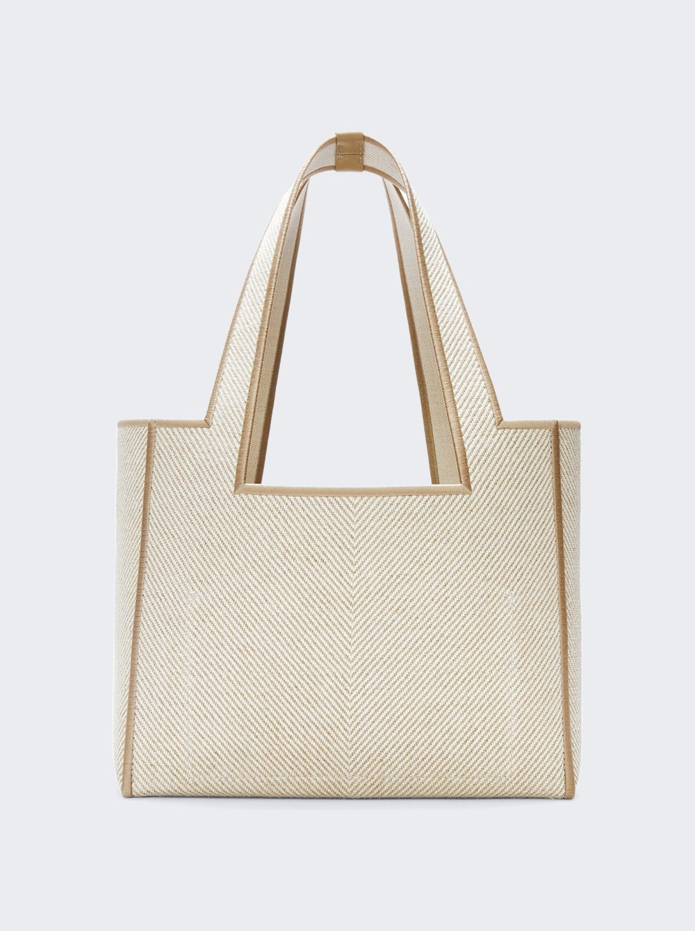 Medium Font Tote Ecru - 3