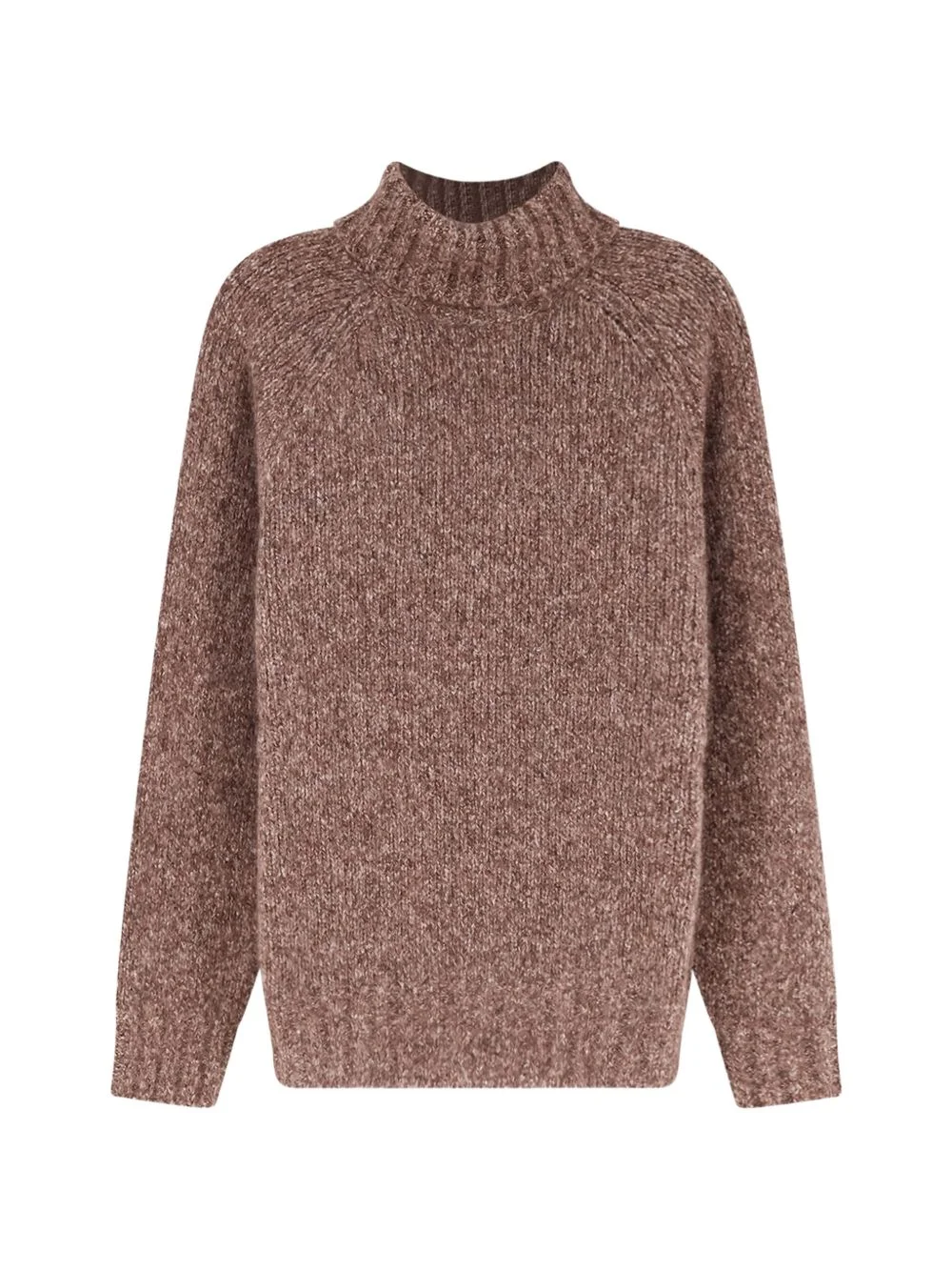 ribbed-knit turtleneck sweater - 1