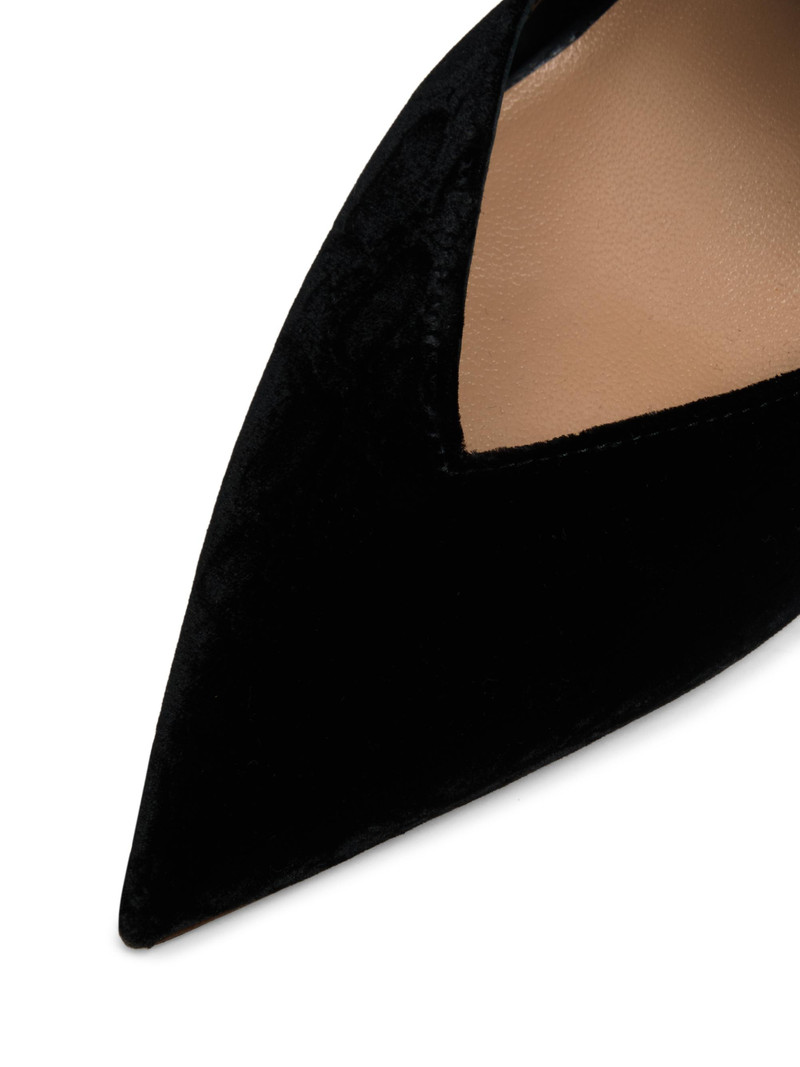 Women's Corinna 85MM Bow Textured Pumps - Black 6
