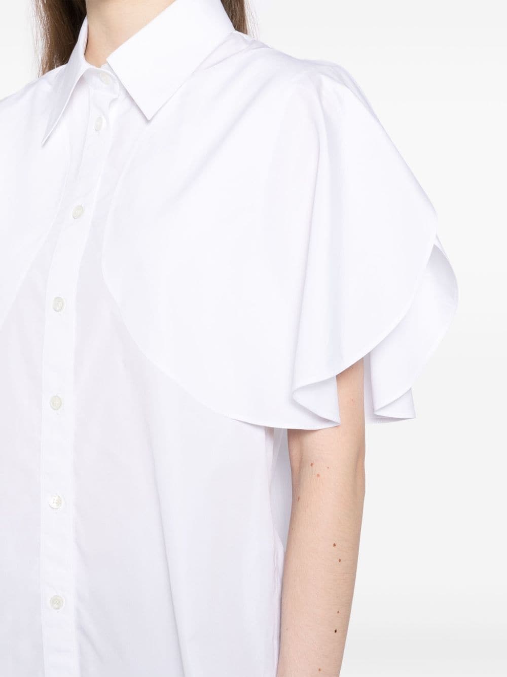 flared short sleeves shirt - 5