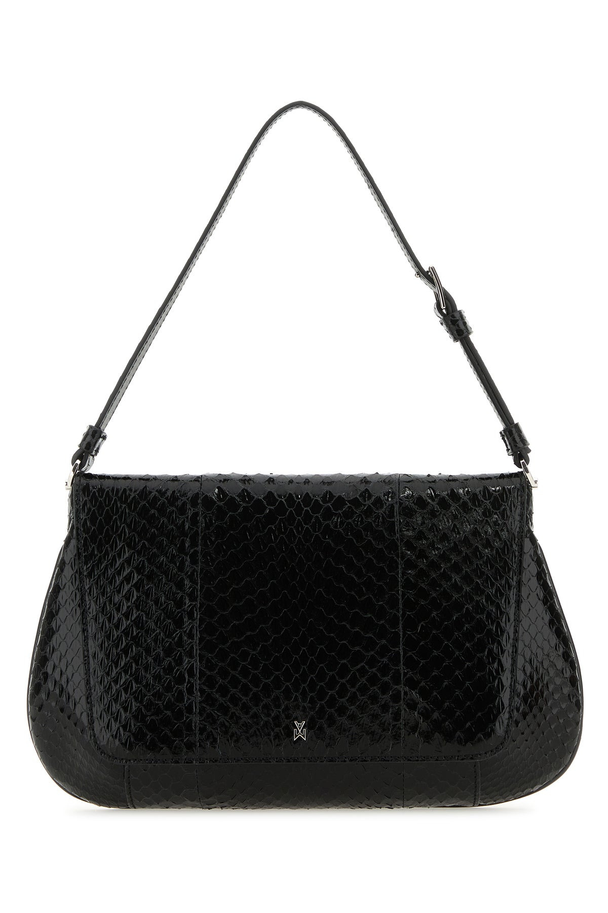 Black leather Ami handbag - 3
