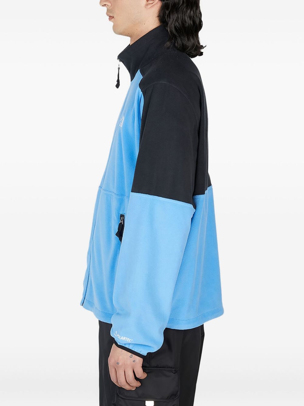 colour-block zip-up sweatshirt - 3