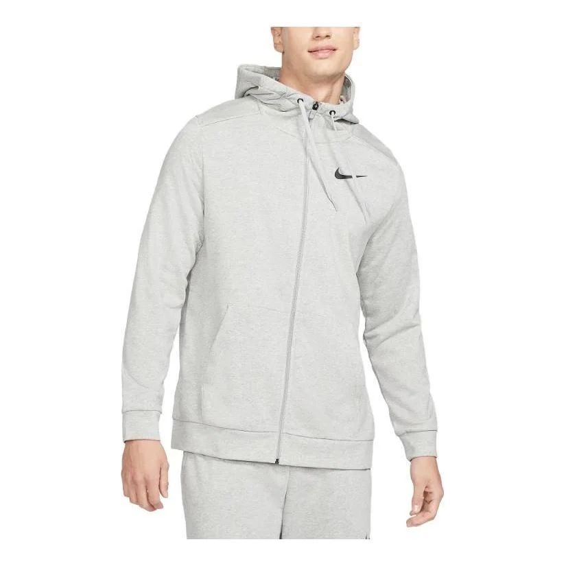 Nike Dri-FIT Training Jacket 'Light Grey' CZ6376-063 - 1