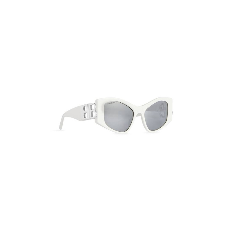 BALENCIAGA Women's Dynasty Xl D-frame Sunglasses in White outlook