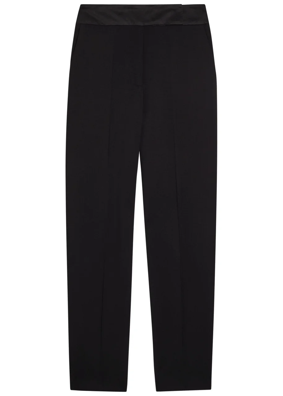 Joseph Aix Tapered Stretch-crepe Trousers - 1