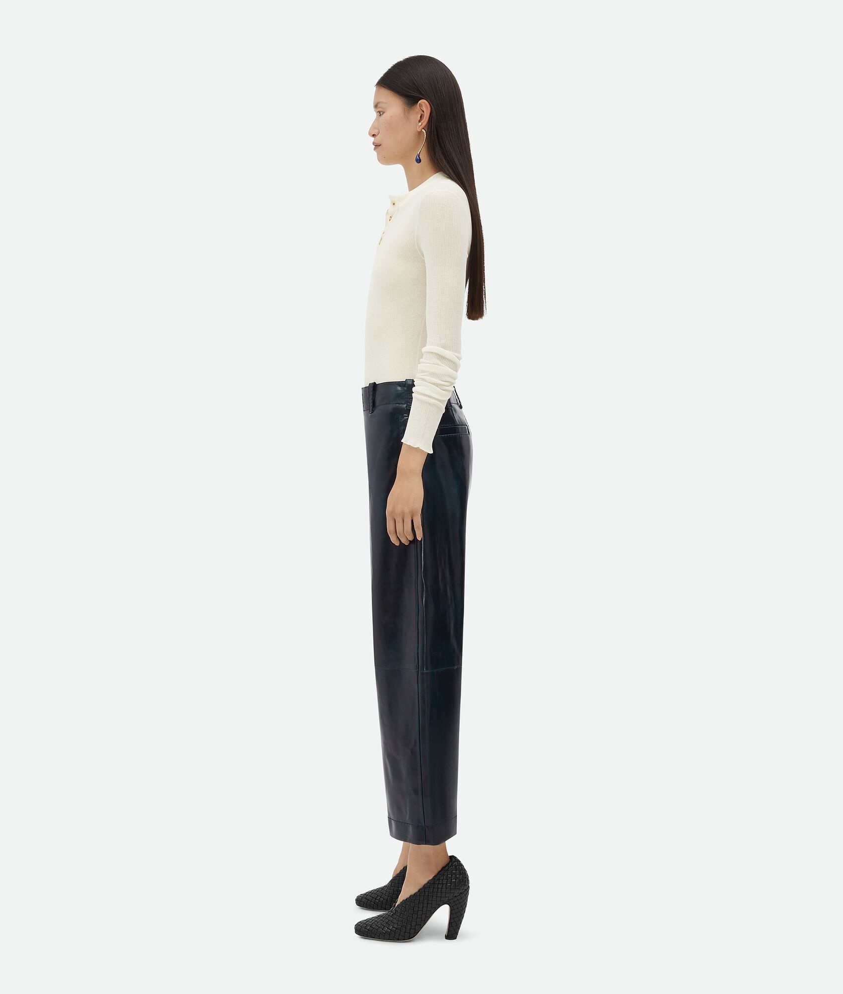 Leather Culotte Trousers - 2