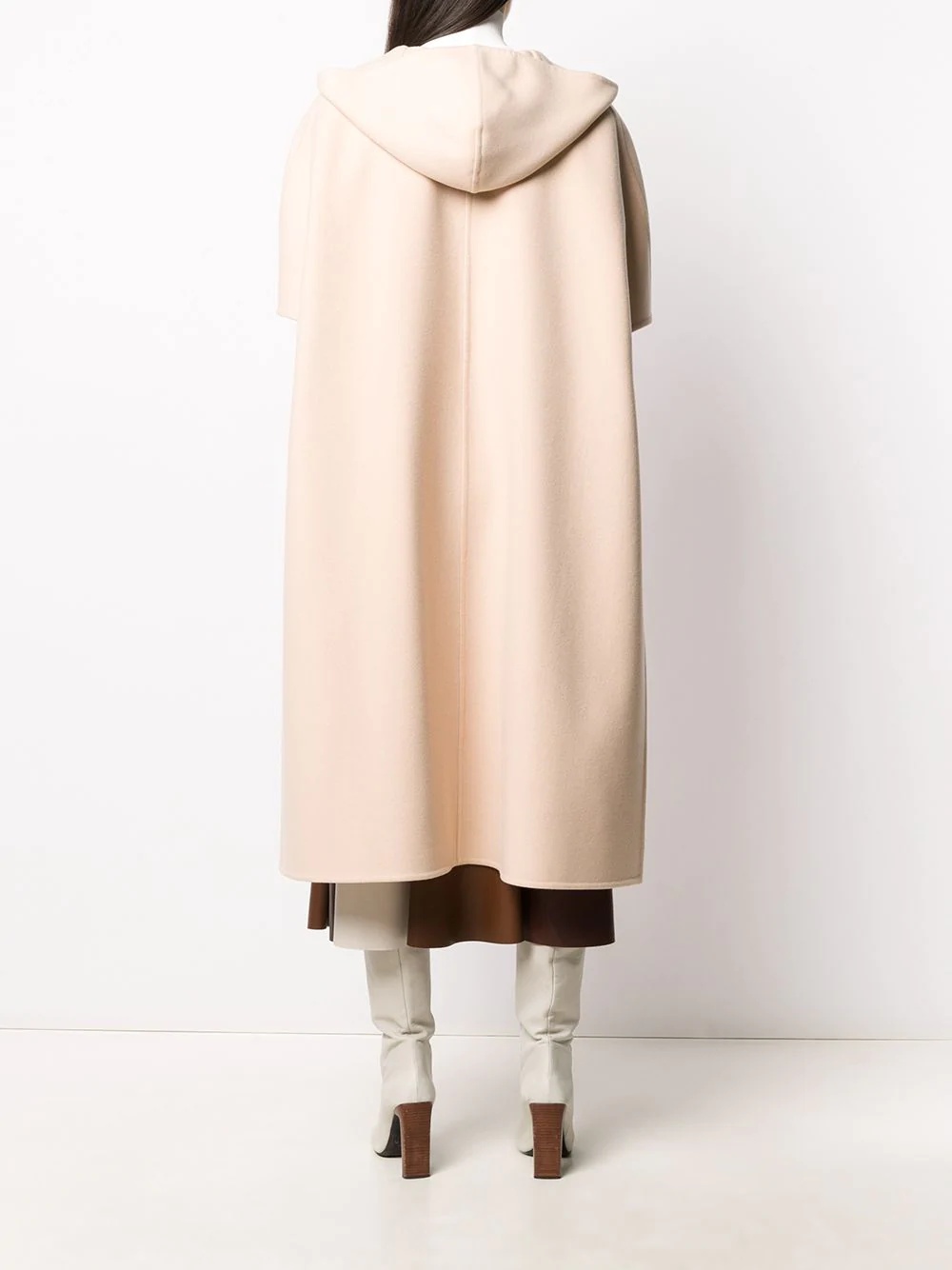 hooded oversized coat - 4