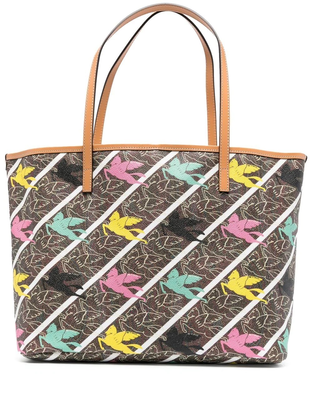 Paisley Pegaso jacquard tote bag - 1